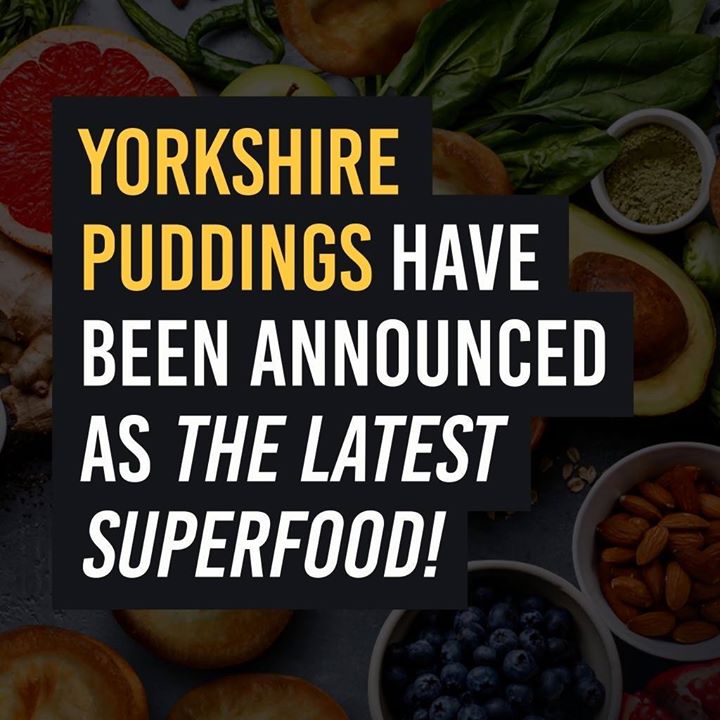 Like we needed another excuse to eat Yorkshire …