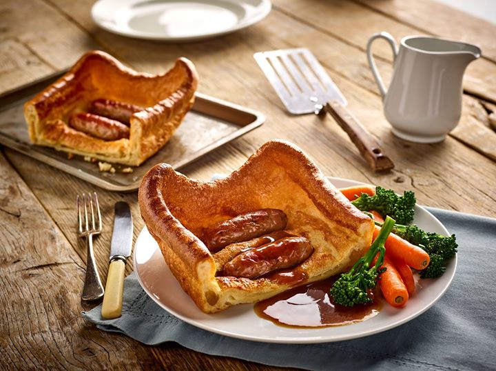 Have you tried our new toad in the hole yet?  …